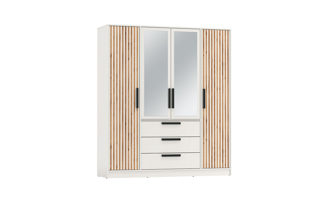 Спальный гарнитур Вегас белый / ДВПО: белый